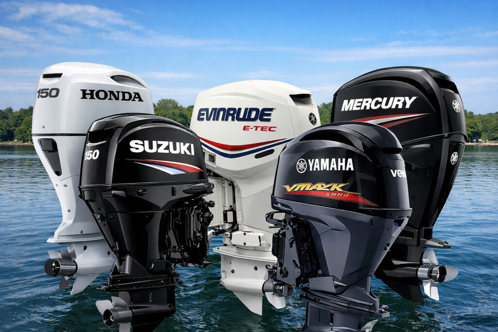 outboard motor brands serviced at Powerboat Services